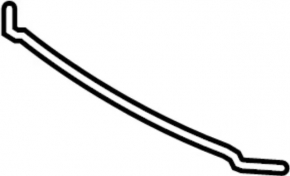 Front hood seal for Infiniti FX QX70 09-17