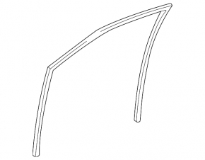 Front left windshield seal for Toyota Highlander 2001-2007