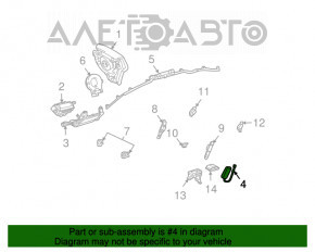 Lexus RX300 RX330 RX350 RX400h 04-06 front right seat airbag