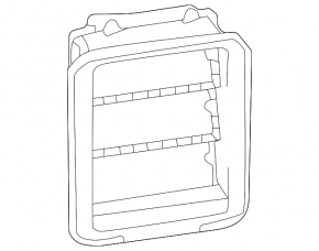 Right ventilation shield Mitsubishi Outlander 14-22