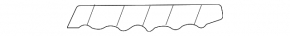 Right inner front bumper mount for Hyundai Kona 22-23