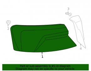 Outer wing light right Audi A5 F5 20-23