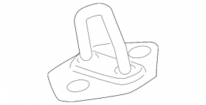 Infiniti QX50 14-17 trunk lock hook