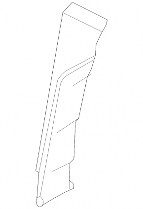 Outer wing light cover rear right Hyundai Santa FE Sport 17-18 rest