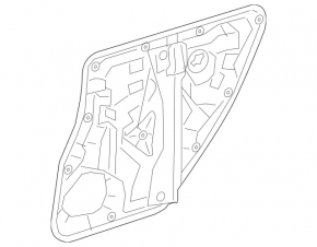 Rear left window lift mechanism for Mercedes A-class V177 19-22 with panel
