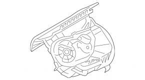Bare heater body Ford Transit Connect MK2 13 - broken fasteners