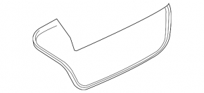Mitsubishi Galant 04-12 trunk lid seal