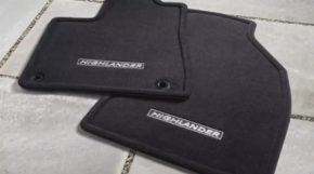 Carpet interior 2 row Toyota Highlander 14-19 cloth black, type2