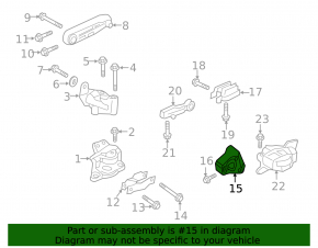 Volvo XC90 16-25 rear right engine mount