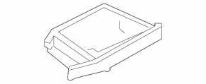 Trunk tray for tools BMW 4 F32 14-20 Coupe with cover