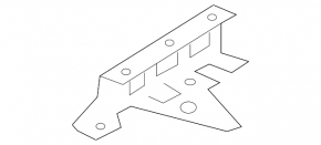 Right underbody protection bracket for BMW X5 G05 19-26