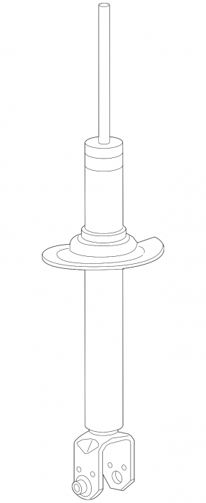 Shock absorber rear left Acura TLX 15- 2.4