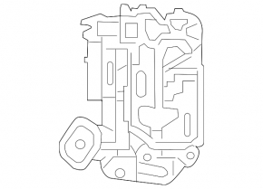 Front left door lock VW Beetle 12-19