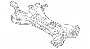 Front subframe Hyundai Veloster 12-17