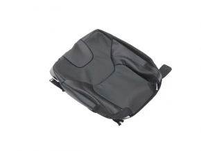 Right rear seat backrest for Jeep Cherokee KL 19 - black leather, perforated, dented