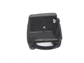 Right rear seat backrest for Jeep Cherokee KL 19 - black leather, perforated, dented