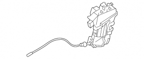 Front left door lock Hyundai Sonata 20-23