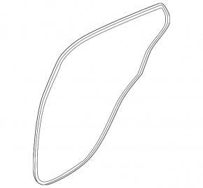 Nissan Ariya 23-25 rear right door seal