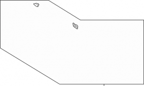 Rear row of seats 2nd row Infiniti Q50 14-16 leather black, solid back
