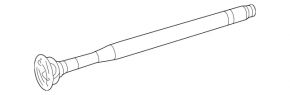 Cardan shaft driveshaft Mercedes GLC 300 16-19 RWD