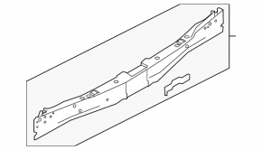 Infiniti Q50 14 Rear Panel - White
