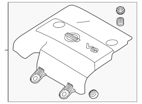 Nissan Pathfinder Engine Cover 13-16