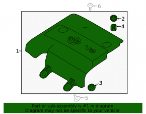 Nissan Pathfinder Engine Cover 13-16
