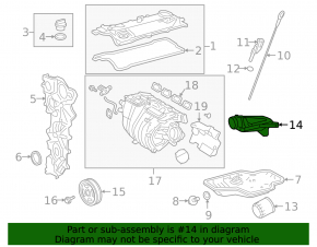Oil receiver Toyota Rav4 19-22 2.5 A25A-FXS hybrid