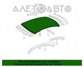 Metal roof Mercedes W211 under the hatch