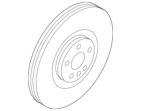 Brake disc rear left Volvo XC40 19-25 302/12mm