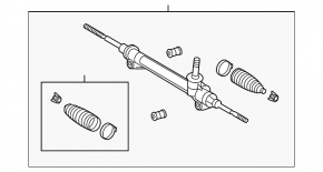 Toyota Sienna 11-20 FWD steering rack