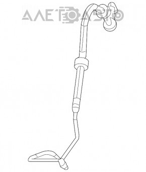 Power steering hose return Nissan Pathfinder 13-20