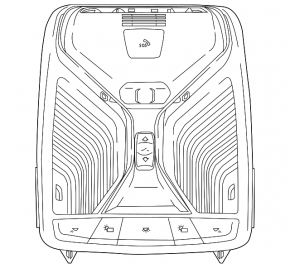 BMW X7 G07 19-22 front light for panoramic view with gesture control