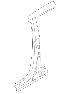 Left center pillar for Hyundai Santa FE Sport 13-18
