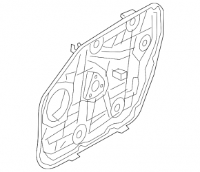 Window lifter with motor front right Hyundai Tucson 16-21