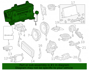 Radio tape recorder Lexus NX300 NX300h 18 with navigation, Panasonic