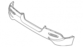 Kia Soul 20-25 bare rear bumper, lower part