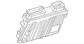 Block ECU engine computer Toyota Camry v70 18 hybrid