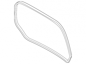 Rubber seal for tailgate Ford Flex 09-19