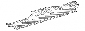Right underbody protection Mercedes C-class W205 300/350e 15-21