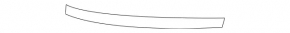 Front bumper molding left Mercedes E-class W212 14-16