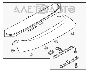 Mazda3 MPS 09-13 Tailgate Spoiler