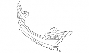 Mazda 3 front bumper grille 12-13 rest