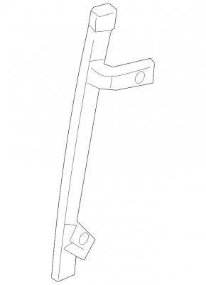 Rear left door glass guide Ford Ecosport 18-22