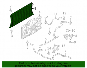 Radiator cooling water Ford Mustang Mach-E 21-23