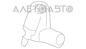 Right headlight washer nozzle for Mercedes W164 ML