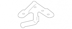 Rear left muffler bracket Toyota Rav4 19-