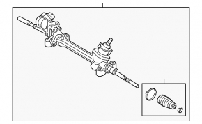 Steering rack Lexus ES300h ES350 19-22 ES250 21-21