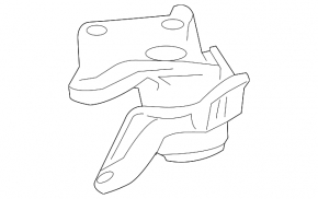 Left upper automatic transmission mount for a 2013-2015 Honda Accord hybrid