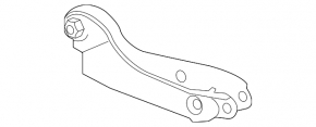Rear right transverse control arm for Nissan Quest 11-17